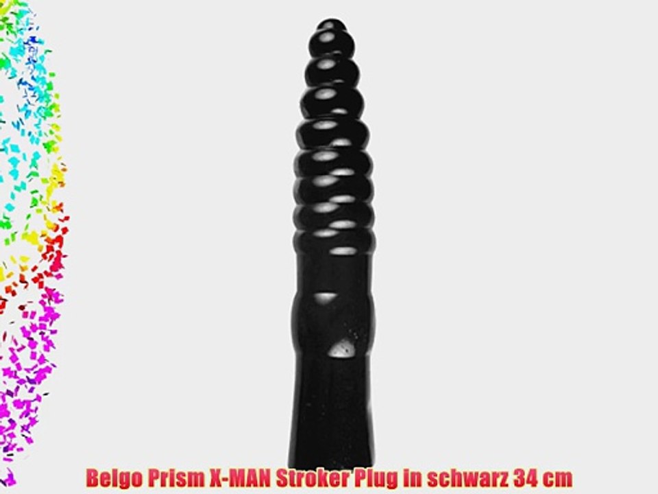 Belgo Prism X-MAN Stroker Plug in schwarz 34 cm