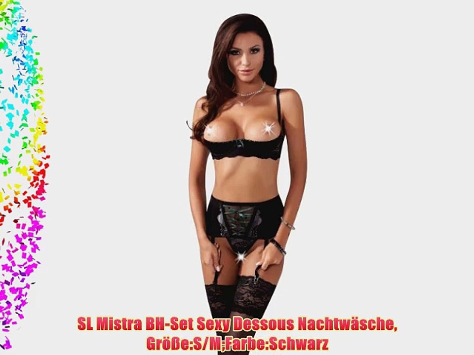 SL Mistra BH-Set Sexy Dessous Nachtw?sche Gr??e:S/MFarbe:Schwarz