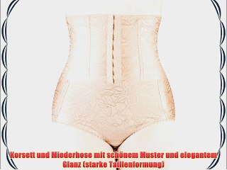 Korsett und Miederhose mit sch?nem Muster und elegantem Glanz (starke Taillenformung)