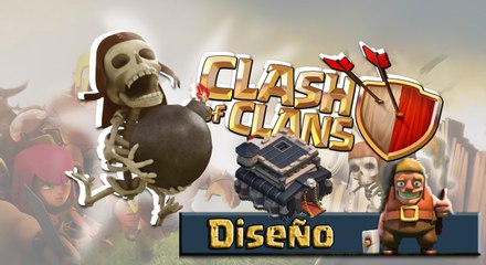 aldea farming th9 protegiendo elixir oscuro//Diseñando clash of clans