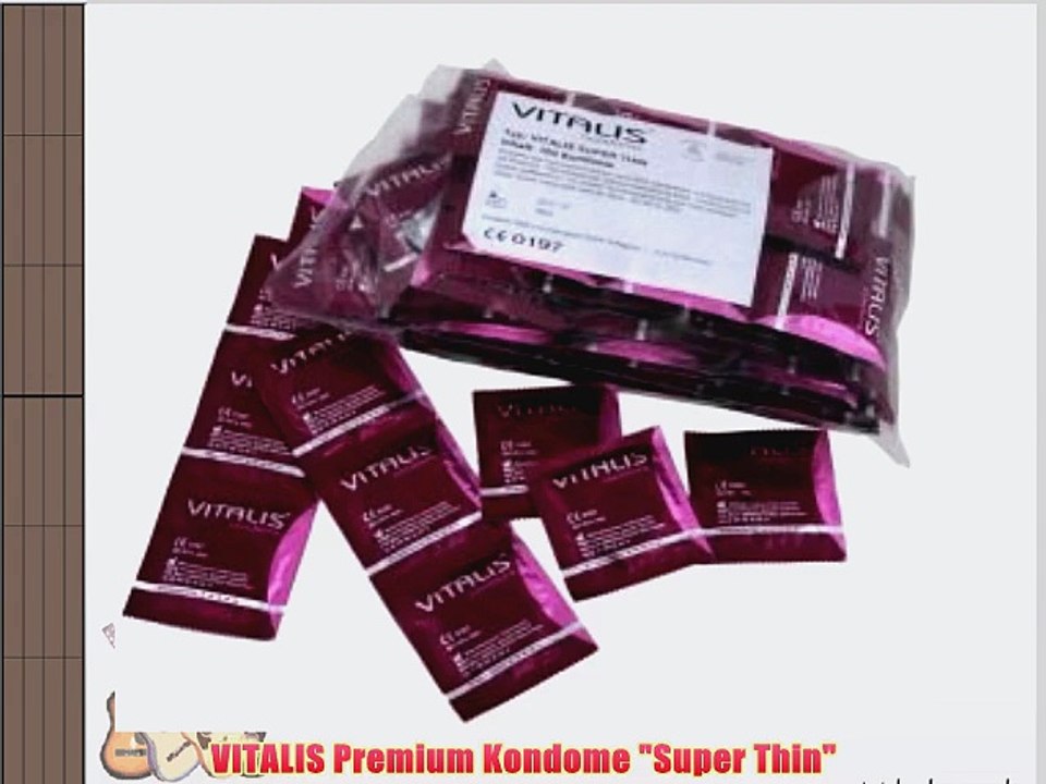 100 Vitalis Super Thin Kondome - Extra D?nne Premium Condome