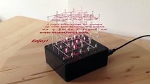 Arduino Uno LED Cube 4x4x4