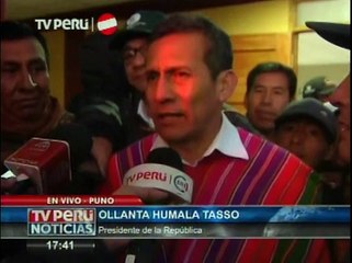Humala: "No hemos hablado de medios, hemos hablado de actores"
