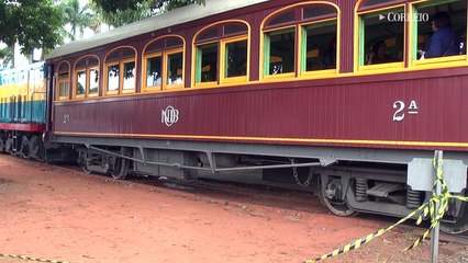 Maria Fumaça descarrila na estação de Jaguariúna