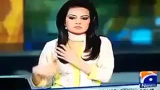 Geo News Caster Singing Song During Live News