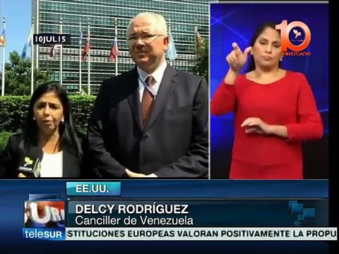 Canciller venezolana y Ban Ki Moon charlan sobre situación de Esequibo