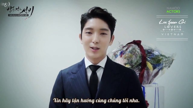 [Vietsub] Thanks to fans message - Lee Joon Gi ''Scholar Who Walks the Night'' 07.07.15