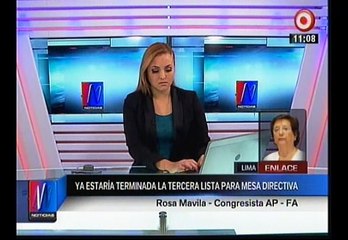Tercera lista a la Mesa Directiva se definiría próximo jueves