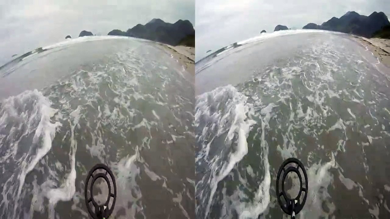 Praia do Puruba em 3D, visão com óculos em terceira dimensão, Ubatuba, SP, Brazil, 1 - 3D,  (7)