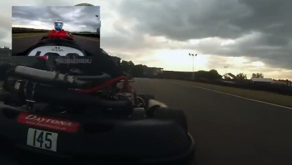 Quand un pilote de Formule 1 fait du Karting avec ses amis....