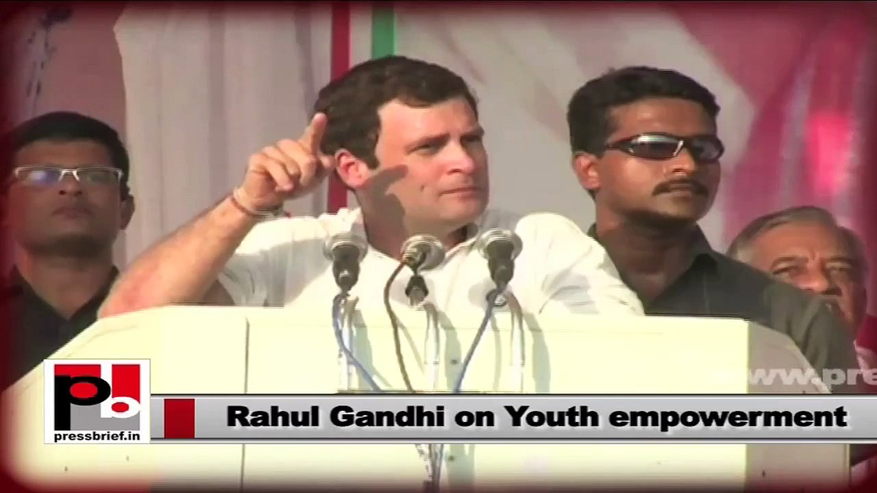 Rahul Gandhi -- a committed leader who always fights for youth empowerment