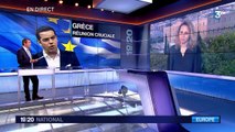 Réactions des Grecs après le vote du parlement