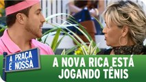 A Nova Rica é a mais nova jogadora de tênis