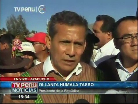 Ollanta Humala: 'Se ha tergiversado lo que dije sobre la prensa peruana'