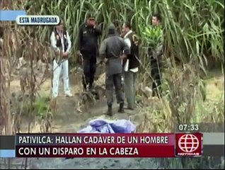 Barranca: Hallaron cadáver de hombre con herida de bala en la cabeza [Video]