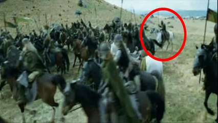 Erreurs de films Le Seigneur des Anneaux - Les Deux Tours - Errors movies The Lord of the Rings - The Two Towers