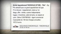 A vendre - appartement - THIONVILLE (57100) - 3 pièces - 73m²