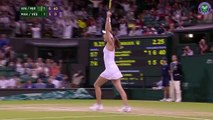 The moment Sania Mirza and Martina Hingis won the Ladies' Doubles title at Wimbledon