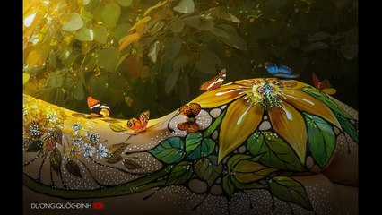 Gentle body painting (HD1080p)