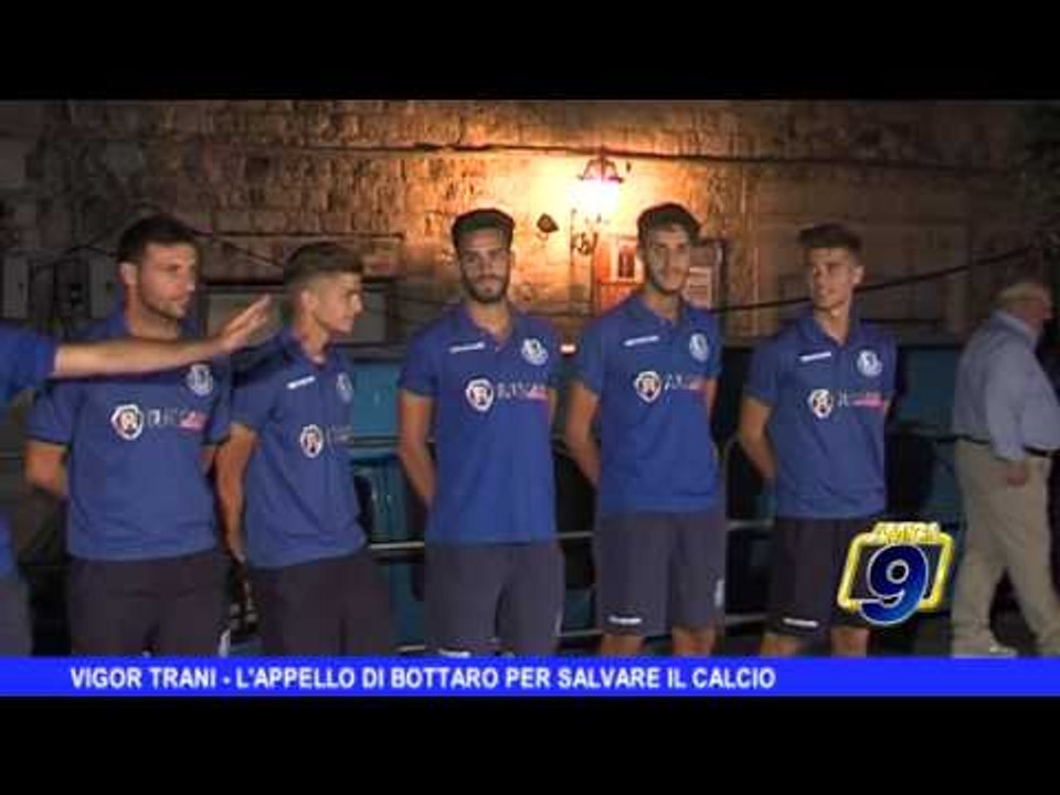 Vigor Trani | L'appello di Bottaro per salvare il calcio