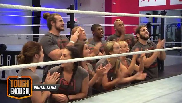 WWE: The competitors get big news- WWE Tough Enough Digital Extra, July 10, 2015
