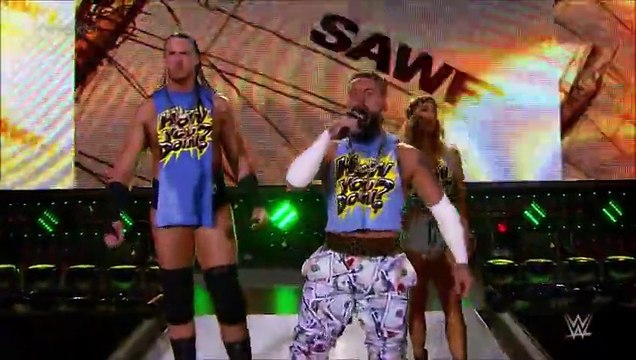 (09.07.2015) The Vaudevillians vs. Big Cass and Enzo Amore (w/ Carmella)