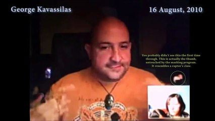 100% FULL-BLOWN REPTILIAN SHAPESHIFT CAPTURED! New Age Deceiver George Kavassilas