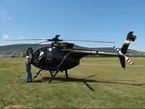 Hughes / MD 500 HA-RTL helicopter / Engine start / takeoff - landing / Budaörs RNA DAY
