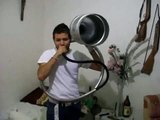 la tuba chicoteada  con tuba de garrafon