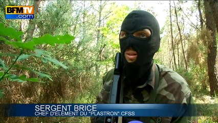 Armée: caméra embarquée lors d'un exercice de survie avec des soldats français