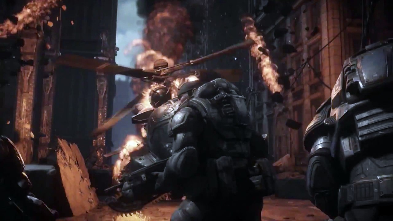 Gears Of War Ultimate Edition New Cinematic Cutscene - Direct Feed, 1080p