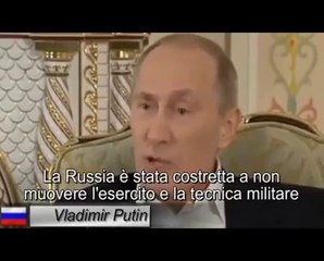 Aprite bene le orecchie! Parla Putin!