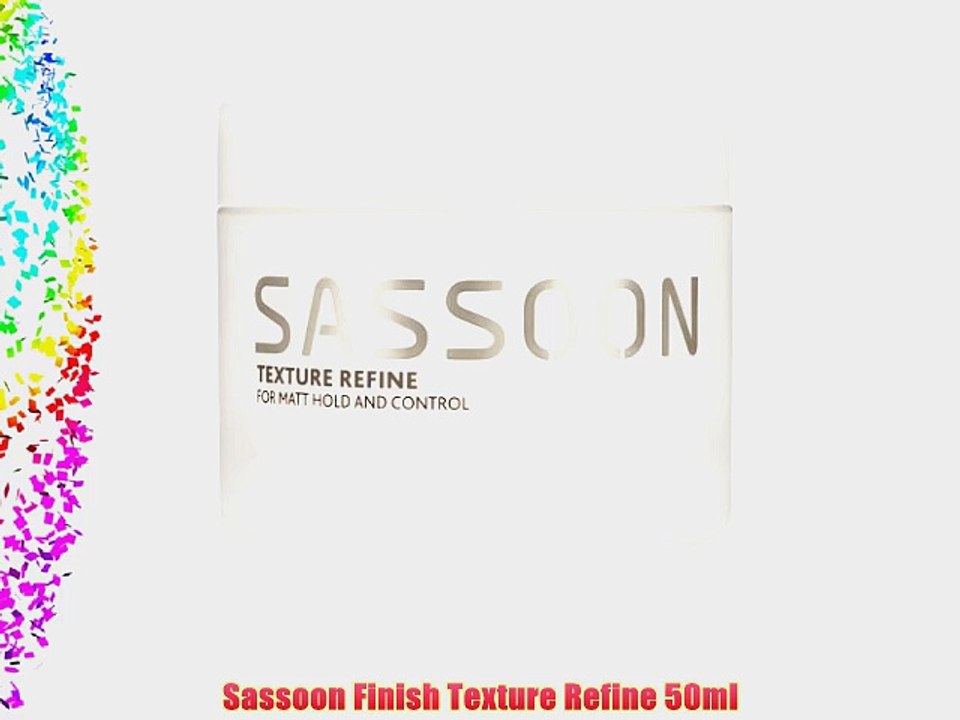Sassoon Finish Texture Refine 50ml