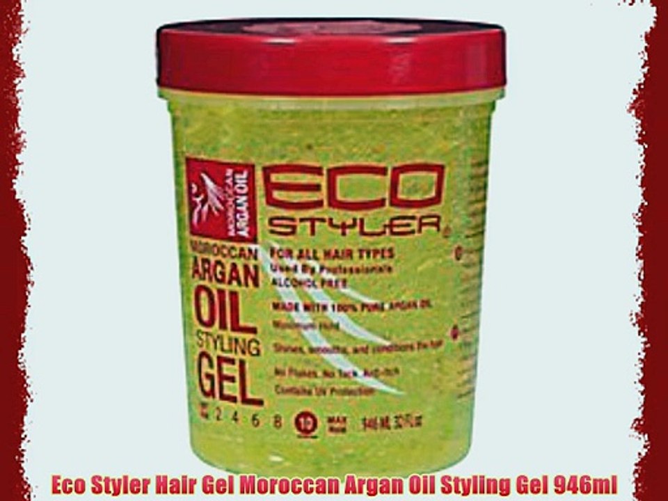 Eco Styler Hair Gel Moroccan Argan Oil Styling Gel 946ml