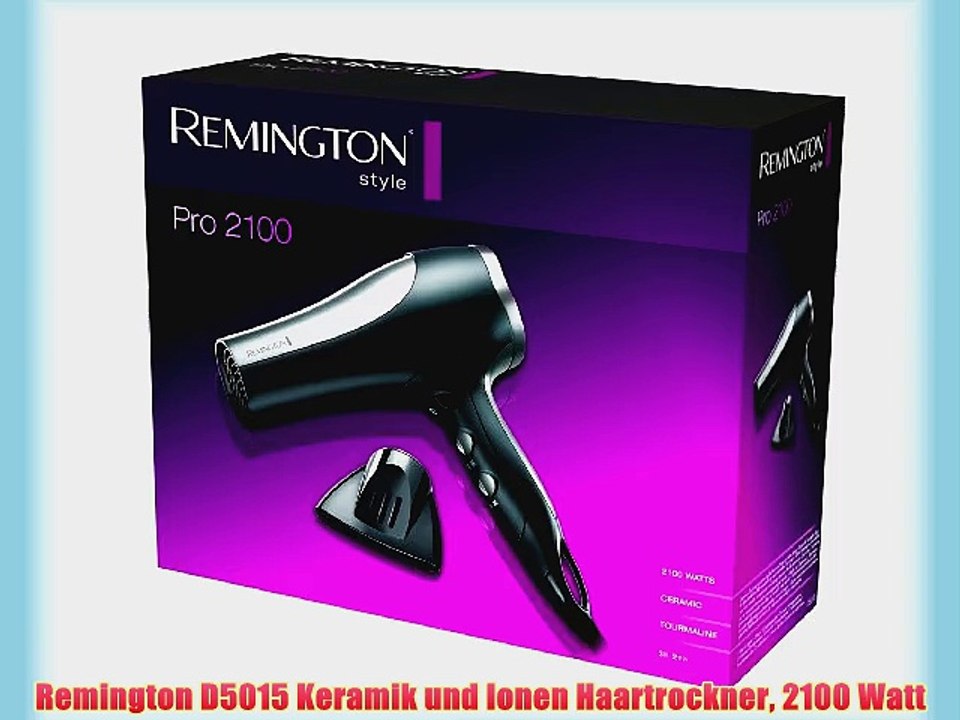 Remington D5015 Keramik und Ionen Haartrockner 2100 Watt