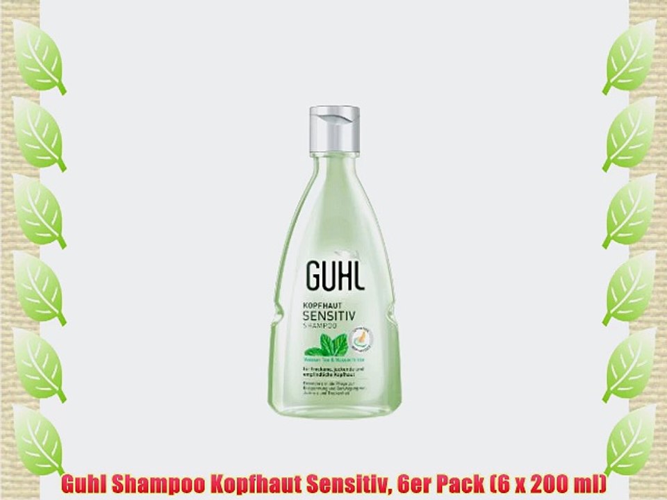 Guhl Shampoo Kopfhaut Sensitiv 6er Pack (6 x 200 ml)