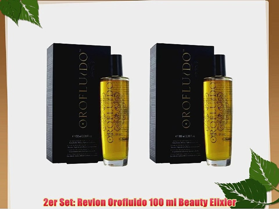 2er Set: Revlon Orofluido 100 ml Beauty Elixier
