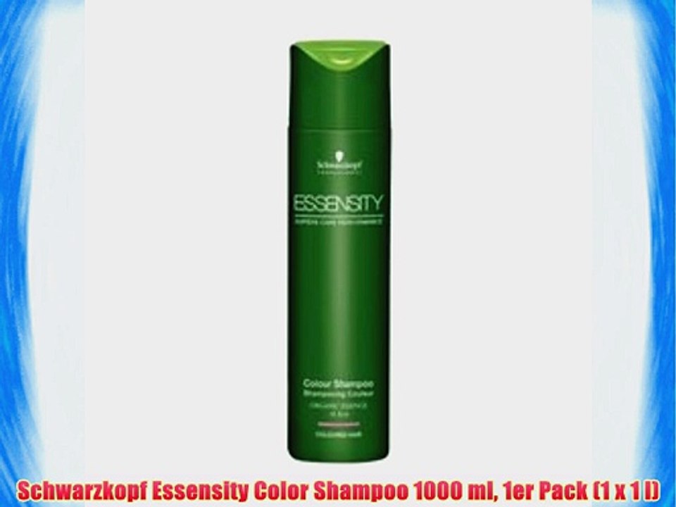 Schwarzkopf Essensity Color Shampoo 1000 ml 1er Pack (1 x 1 l)