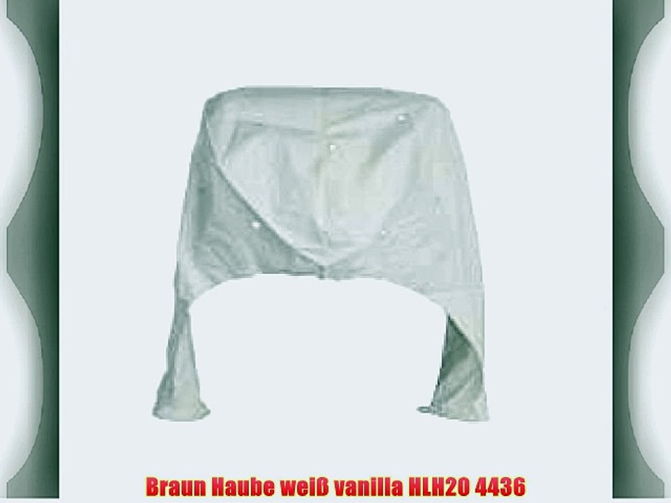 Braun Haube wei? vanilla HLH20 4436