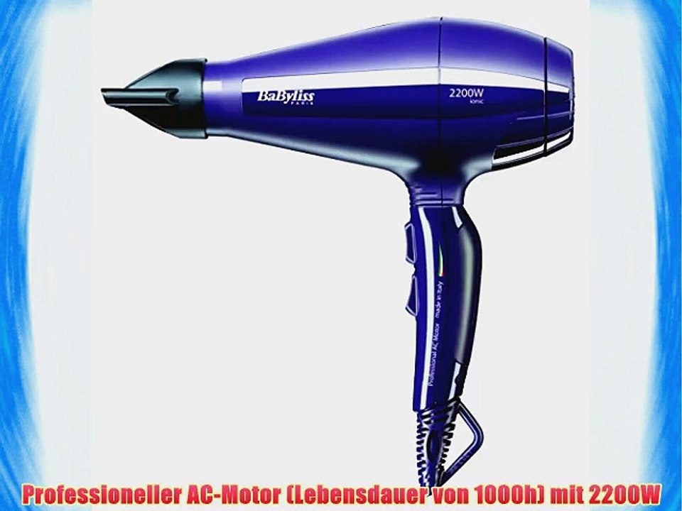 BaByliss 6611VIE Profi Haartrockner Set 2200 W