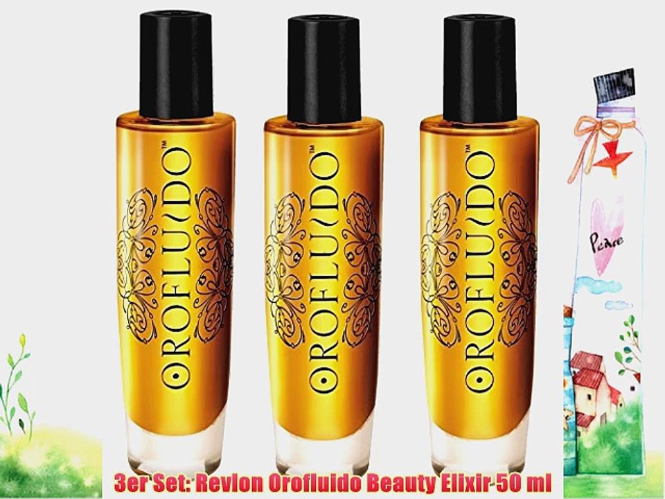 3er Set: Revlon Orofluido Beauty Elixir 50 ml