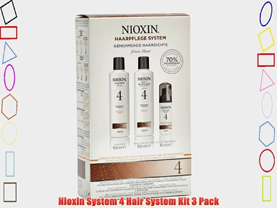 Nioxin System 4 Hair System Kit 3 Pack
