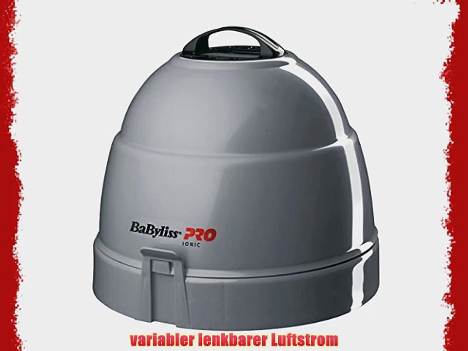 Babyliss Pro BAB6910E Tragbare Tischtrockenhaube