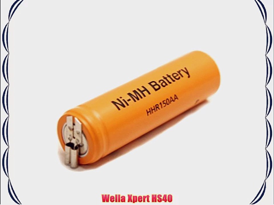 Akku - Wella Xpert HS40 - Tondeo Eco XS - Wella Contura - Batterie Battery HS 40 mit Einbauanleitung