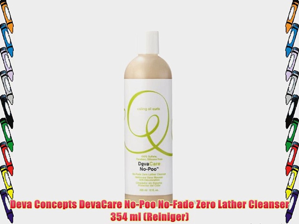 Deva Concepts DevaCare No-Poo No-Fade Zero Lather Cleanser 354 ml (Reiniger)