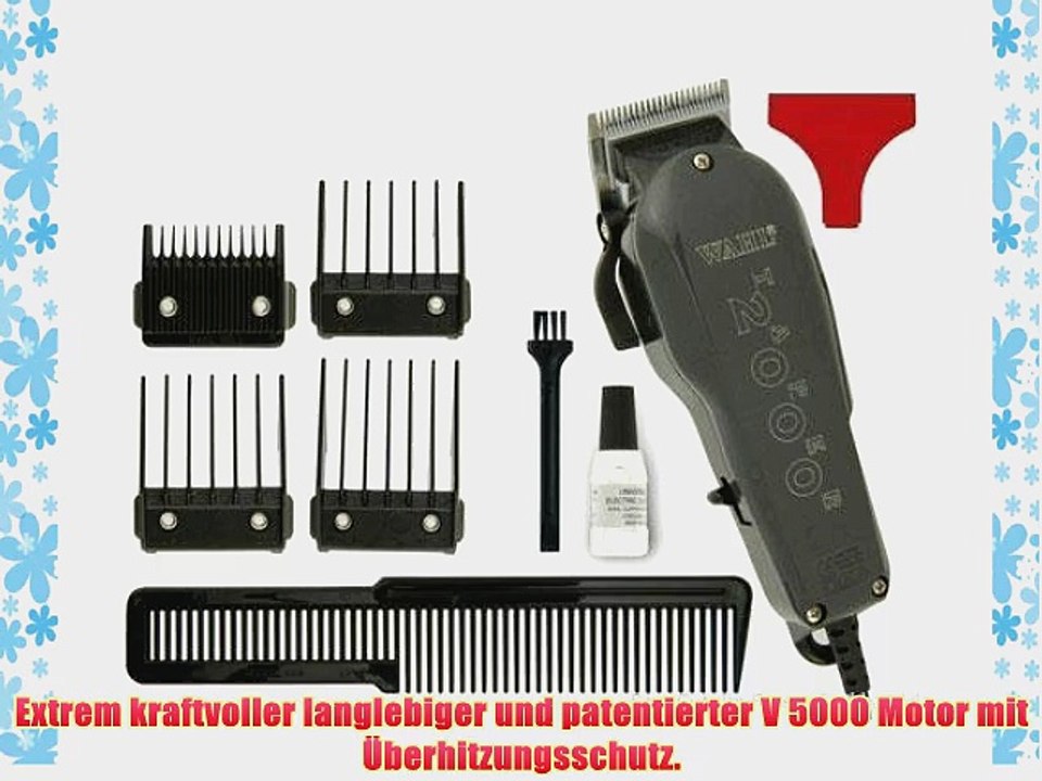 Wahl Profiline Haarschneider TAPER 2000 Pr?zisionsschneidsatz V 5000 Motor 1 - 13mm Zubeh?r.