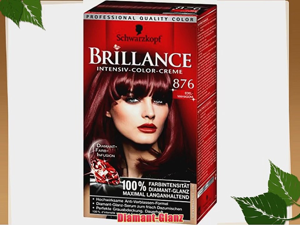Brillance Intensiv-Color-Creme 876 Edelmahagoni 3er Pack (3 x 1 St?ck)