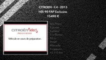 Annonce Occasion CITROëN C4 II HDi 90 FAP Exclusive 2013