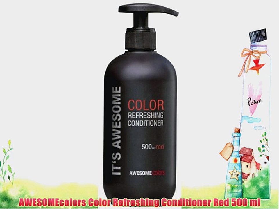 AWESOMEcolors Color Refreshing Conditioner Red 500 ml