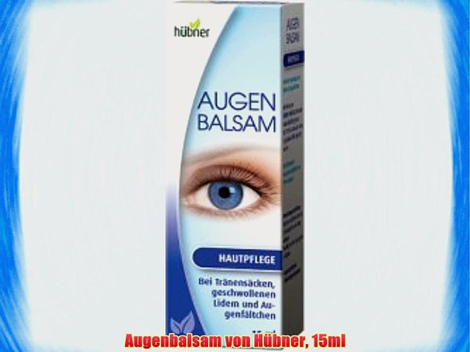 Augenbalsam von H?bner 15ml